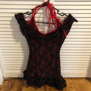 Saloon girl Halloween costume